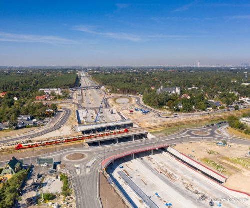 budowa autostrady i wiaduktu