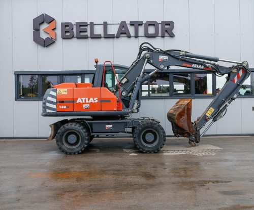 Używana koparka kołowa ATLAS 160 W Used wheeled excavator ATLAS 160 W Gebraucht Mobilbagger ATLAS 160 W Колёсный экскаватор б/у ATLAS 160 W