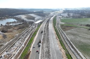 Widok na budowę obwodnicy Trójmiasta